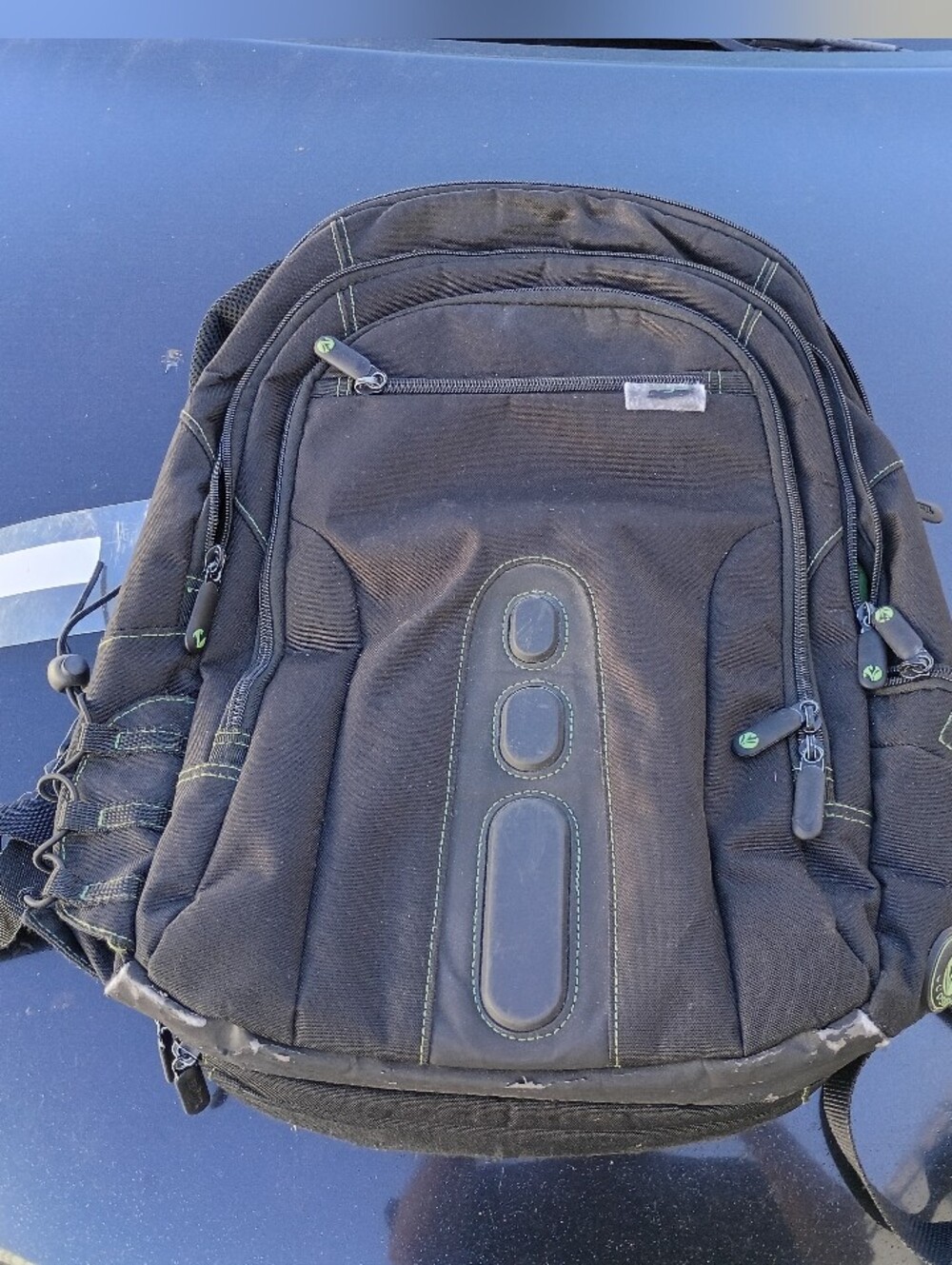 Targus Backpack Black Green Used